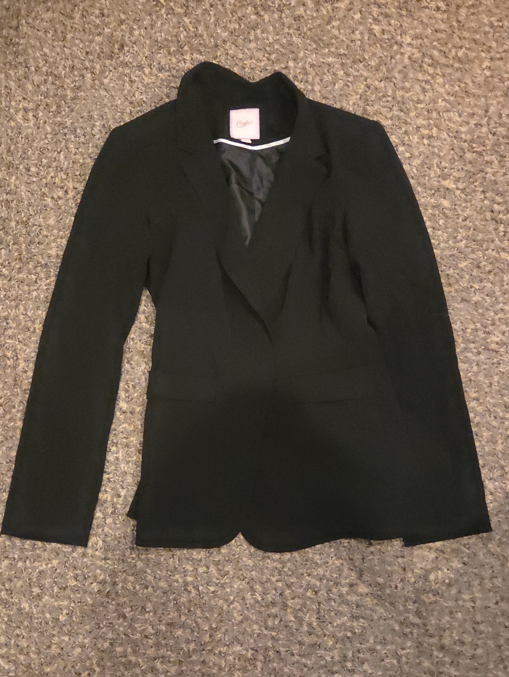 Candie's Black Women's Tailored Blazer Jacket
